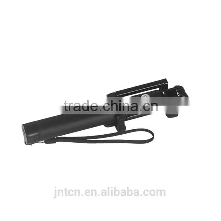 MINI rechargeable 360 degree rotating folding phone holder monopod bluetooth selfie stick QC22