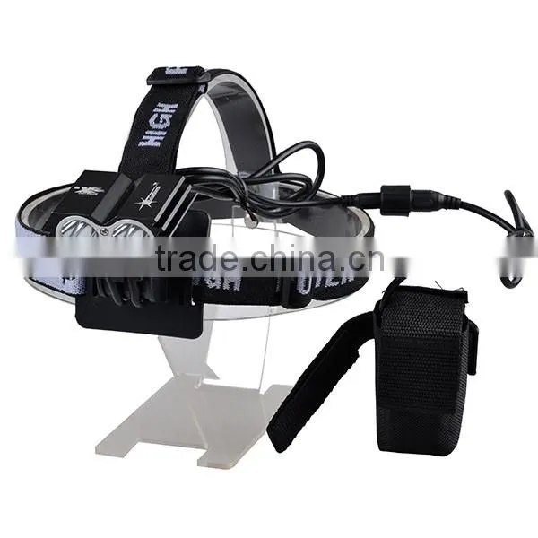 Adjustable Head Recharge Aluminum LED Bicycle Headlight