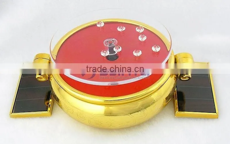 Exclusive Shop Auto Rotation 2 Solar Panel Product Sample Stand Mount showcase