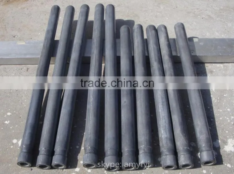 Refractory Furnace Reaction Bonded Silicon Carbide Ceramic Pipe SiC Lining Pipes for Furnace