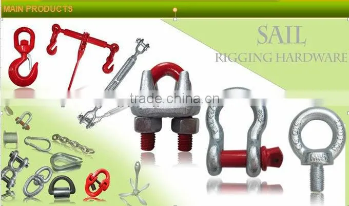High Quality Electro-galvanized H-330 Clevis Grab Hook