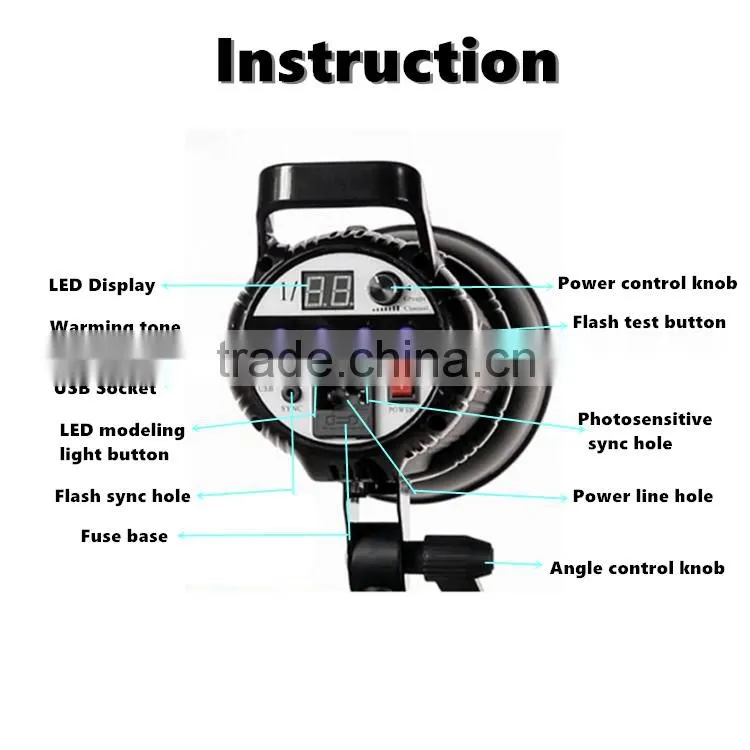 Dison new outdoor equipment video shooting led light, camera flash speedlite