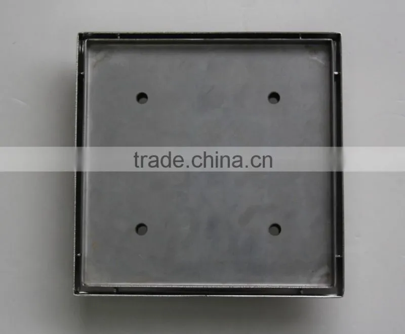 Audemar S Series Tile Insert Square Stainless Steel Floor Drain