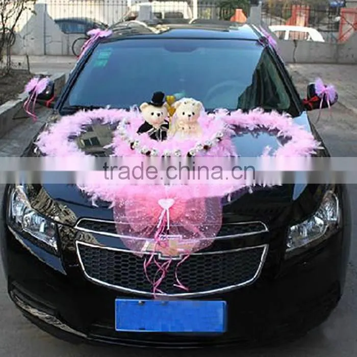 Pink colour Feather boa wholesale , cheap turkey feather boa for carnival decoration