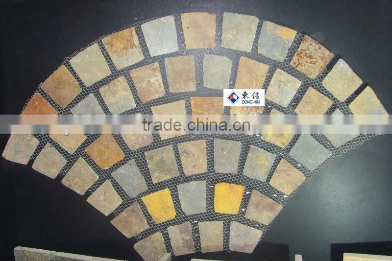 Natural Slate Mesh Paving Stone