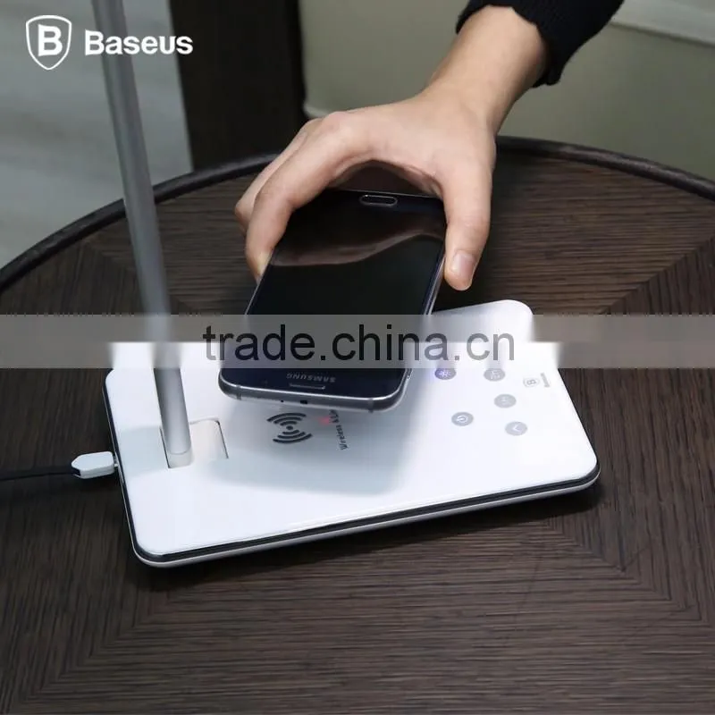 Baseus Ingert Series Qi Wireless Charging Table Lamp For Samsung S5 2 in 1 Quick Charger LED Table Lamp For iPhone 6 6sTB-0327