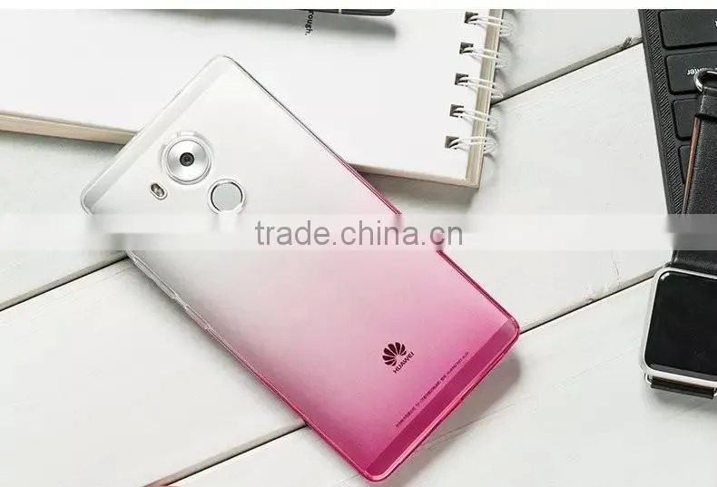 HOCO with Adti Dust Plug Soft TPU Full Rubber Case for iPhone 6 Colorful Gradient Back Cover for iPhone 6s MT-5269