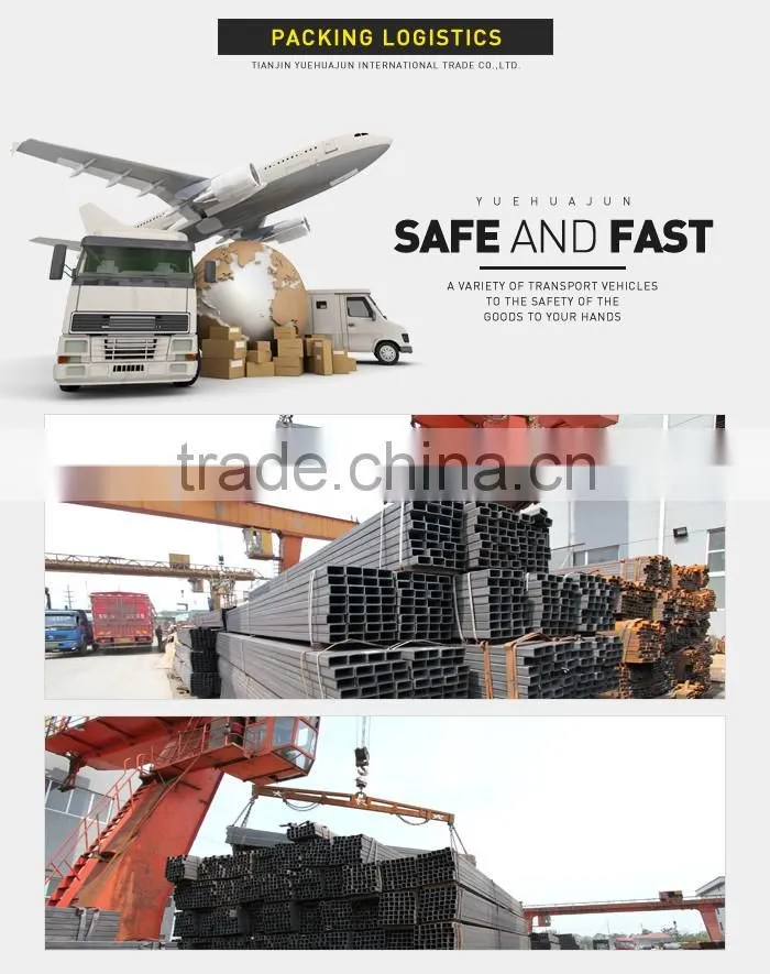 hot selling galvanized steel pipe thread ends and with coupling