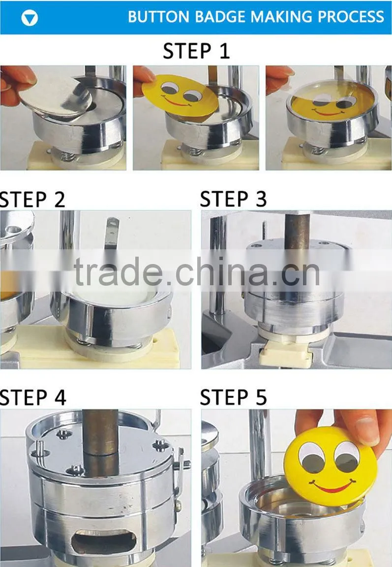 Button Pin Press Covering Machine