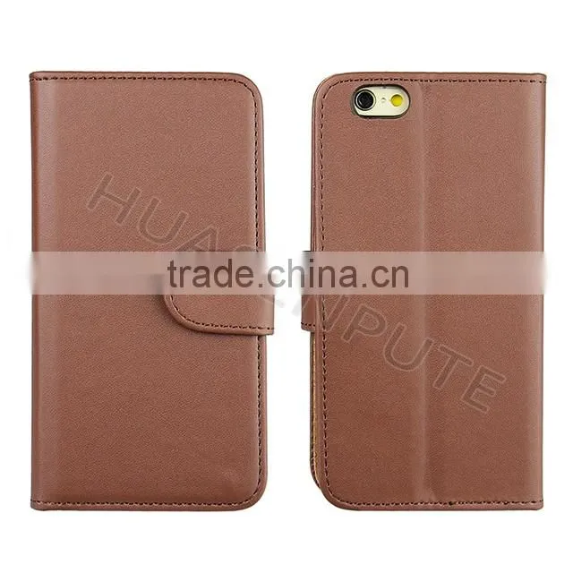 Factory Price !!! Leather Fip Case For iPhone 6 , Mobile Case Fip Leather Case for iPhone 6