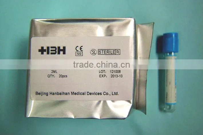 Disposable Vacuum Blood Collection Tube - PT Tube