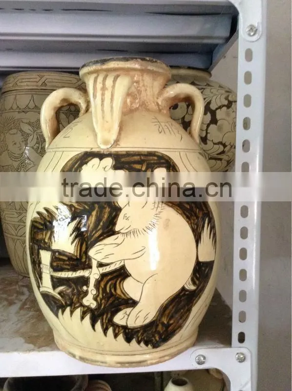Chinese antique porcelain vase for hotel decor