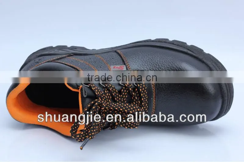 lace-up steel toe cap safety work shoes safety shoes 9037
