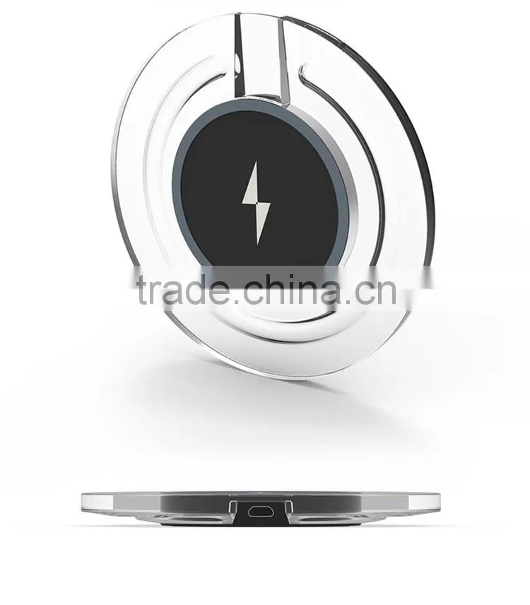 REYON private model transparent universal mobile phone wireless charger for Samsung ,iphone