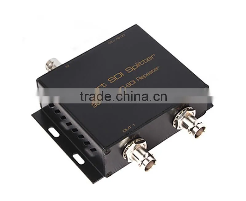 High Quality 2 Way SD/3G/HD SDI Video Splitter 1x2