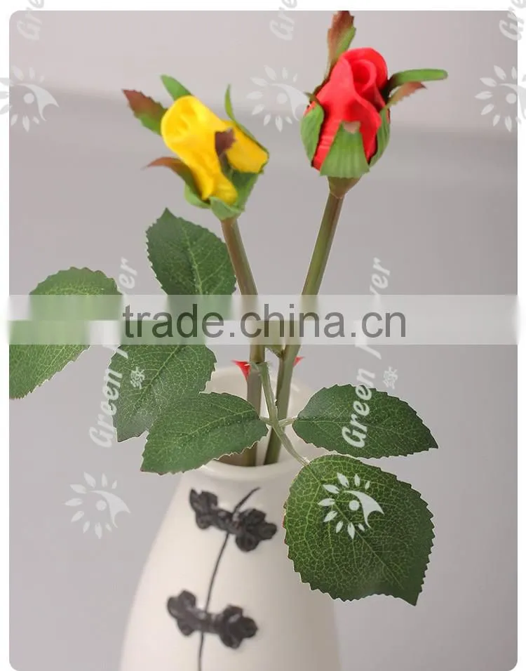 Greenflower 2016 Wholesale handscrafts Real Touch Latex PU China Artificial Flowers Mini Rose for wedding decoration occation