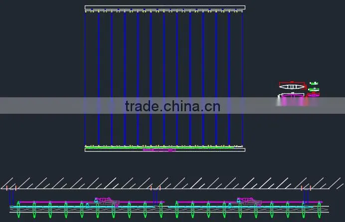 decorative aluminum aerofoil louver roof from china