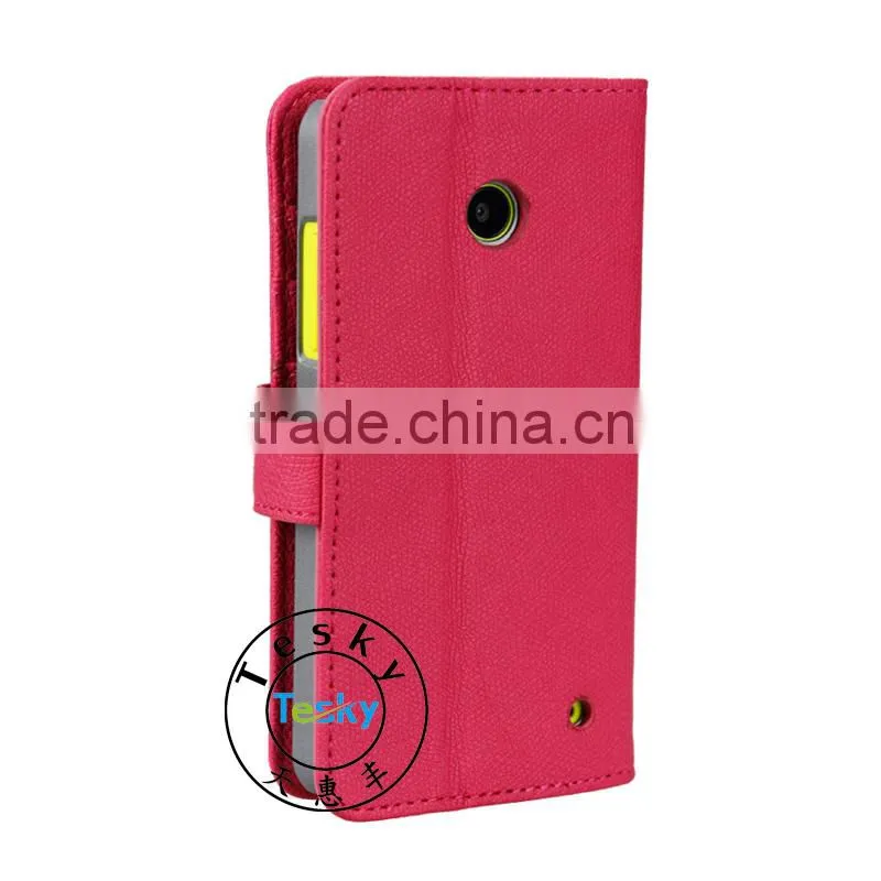 Hot Sale Cell Phone Case Cover,Magnet Wallet Leather Case Cover For Nokia Lumia 630 Card Holder