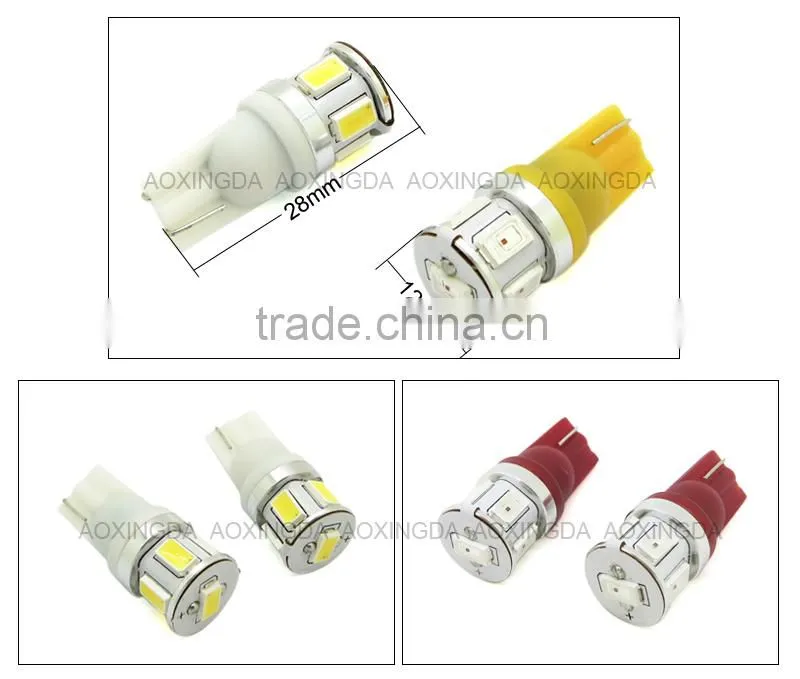 high lumen yellow light T10 Samsung 6W LED bulb
