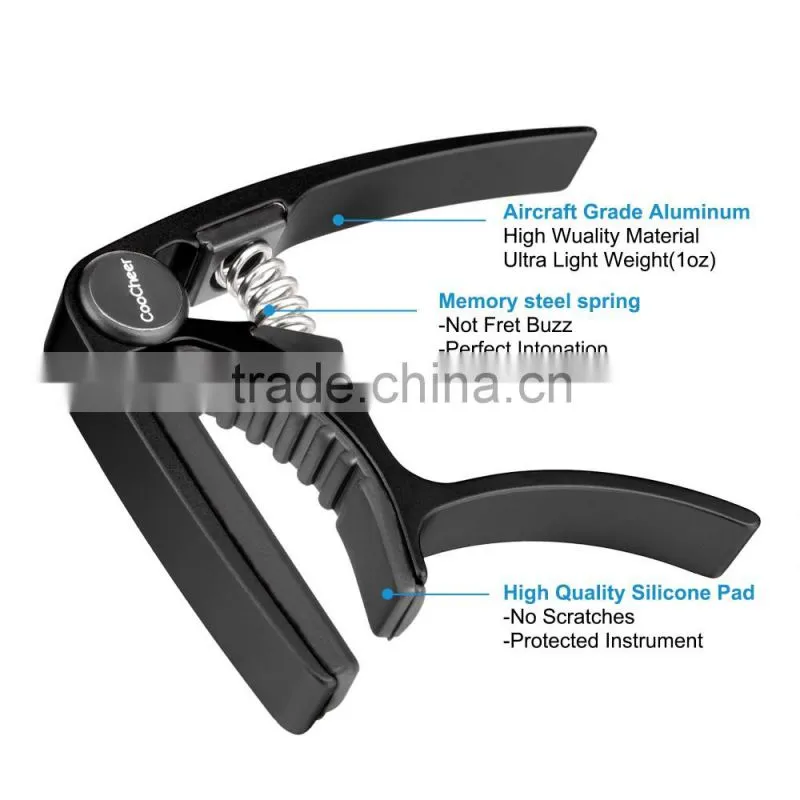 CooCheer Aluminum Alloy Capo Deluxe Ally Ukulele Capo AM003776