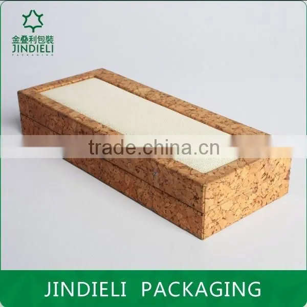 fashion design leather velvet necklace jewelry box