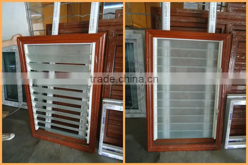 Adjustable frosted glass bathroom window
