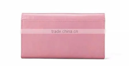 2016 cheap handmade PU leather wallet ladies wallets from China