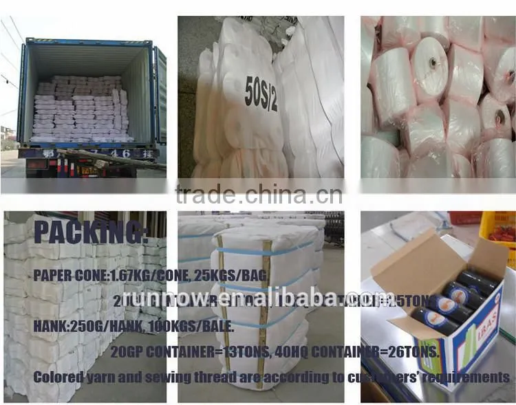 100 spun polyester yarn inside plastics tube in china online shop