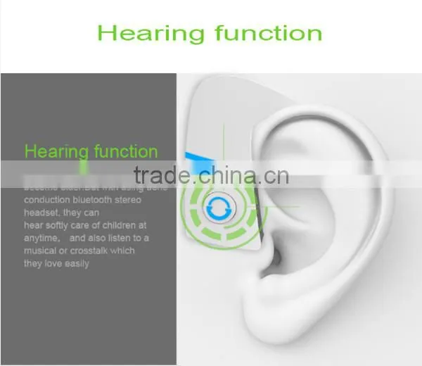 2016 hot sale Wireless Bone sport conduction Headphone Headset