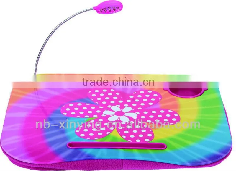 Hot selling Colorful Laptop Desk with lamp