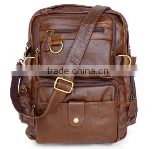 LQ 2014 Fashion Leather Vintage Backpack