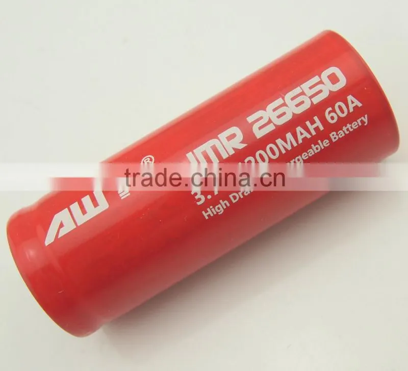 AWT Authentic 26650 60A 4200mah 3.7v e cig bull energy subox vape case battery ,camera battery,battery operated toy car battery