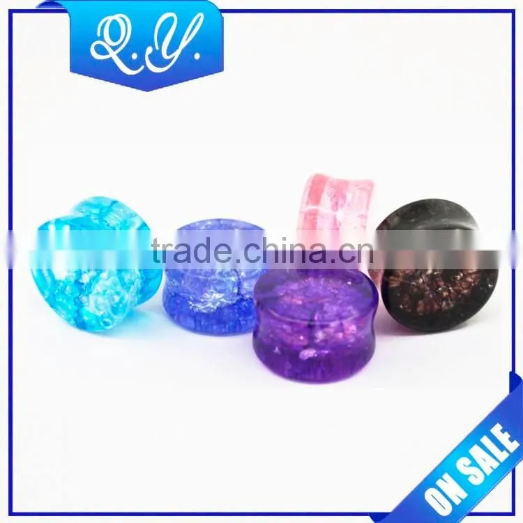 Hot Sale Semi-Precious Stone Ear Plugs Tunnel Body Piercing Jewelry
