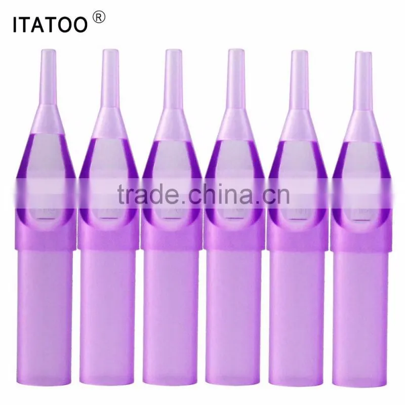 High quality purple disposible tattoo needle tip 3RT