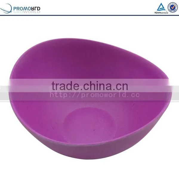 Eco-friendly Bamboo Fiber Natural Salad Bowls Colorful Dinnerware Sets