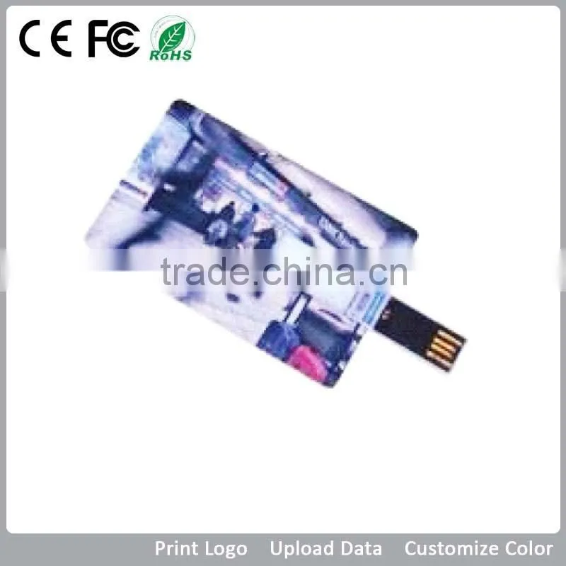 Plastic 4GB USB memory disk with free charge logo print
