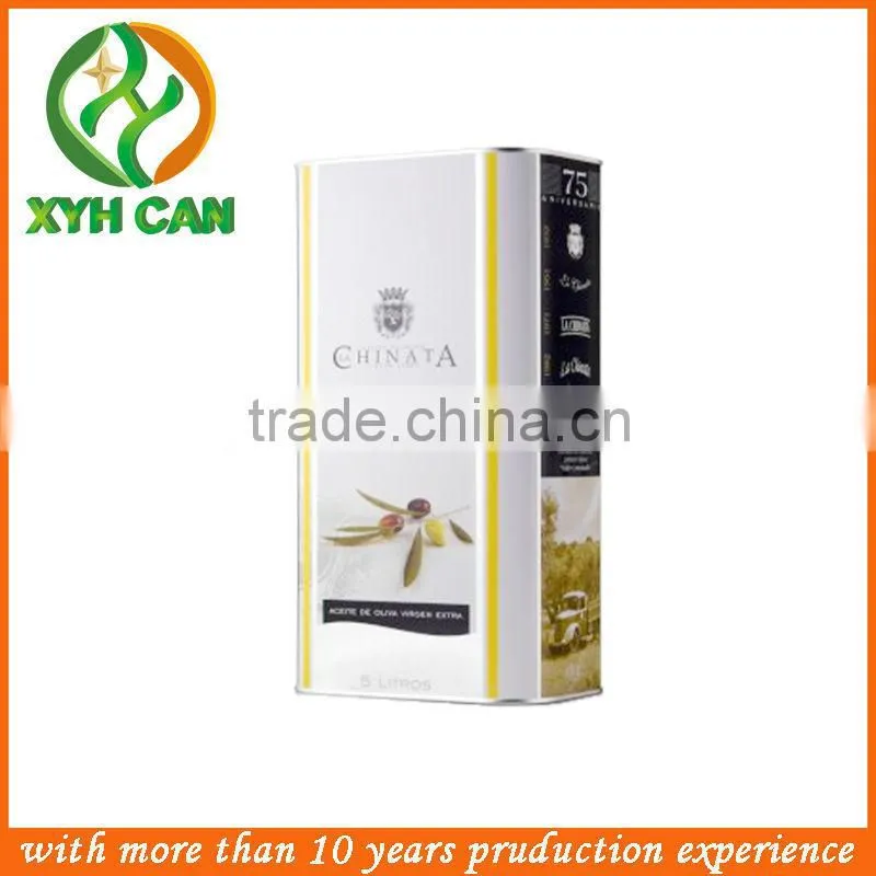 good grade oval extra virgin olive oil tin can