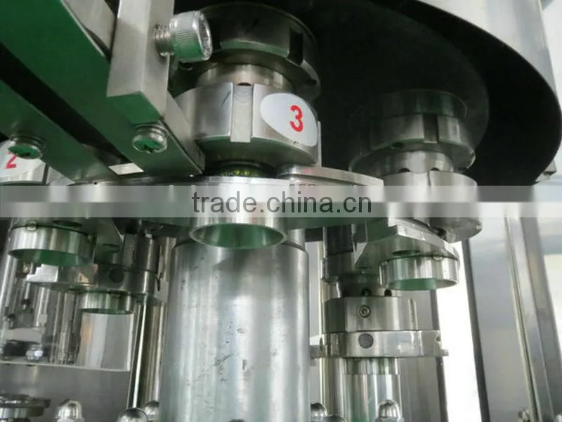 750ml glass bottle crown cap beer filling 3 in 1 machine