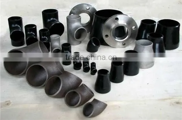 ANSI B16.9 LR 90 degree carbon steel elbow, tee, reducer