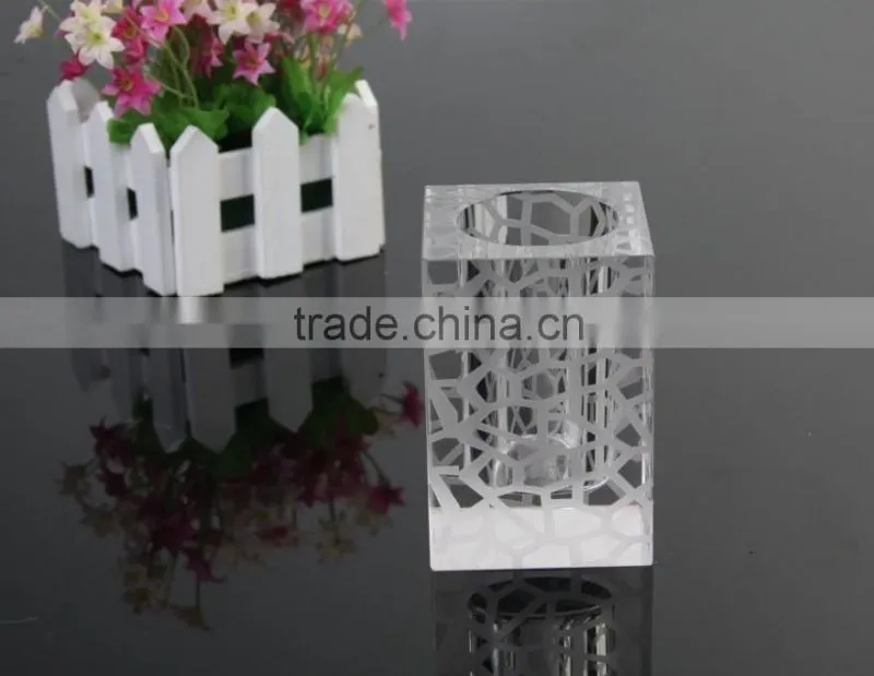 Crystal Pen Holder Office Table Decoration Item