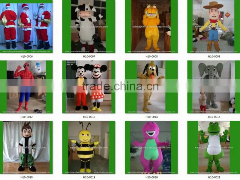Commercial cow boy mascot costume / cartoon mascot costume / funny mascot costumes for festival