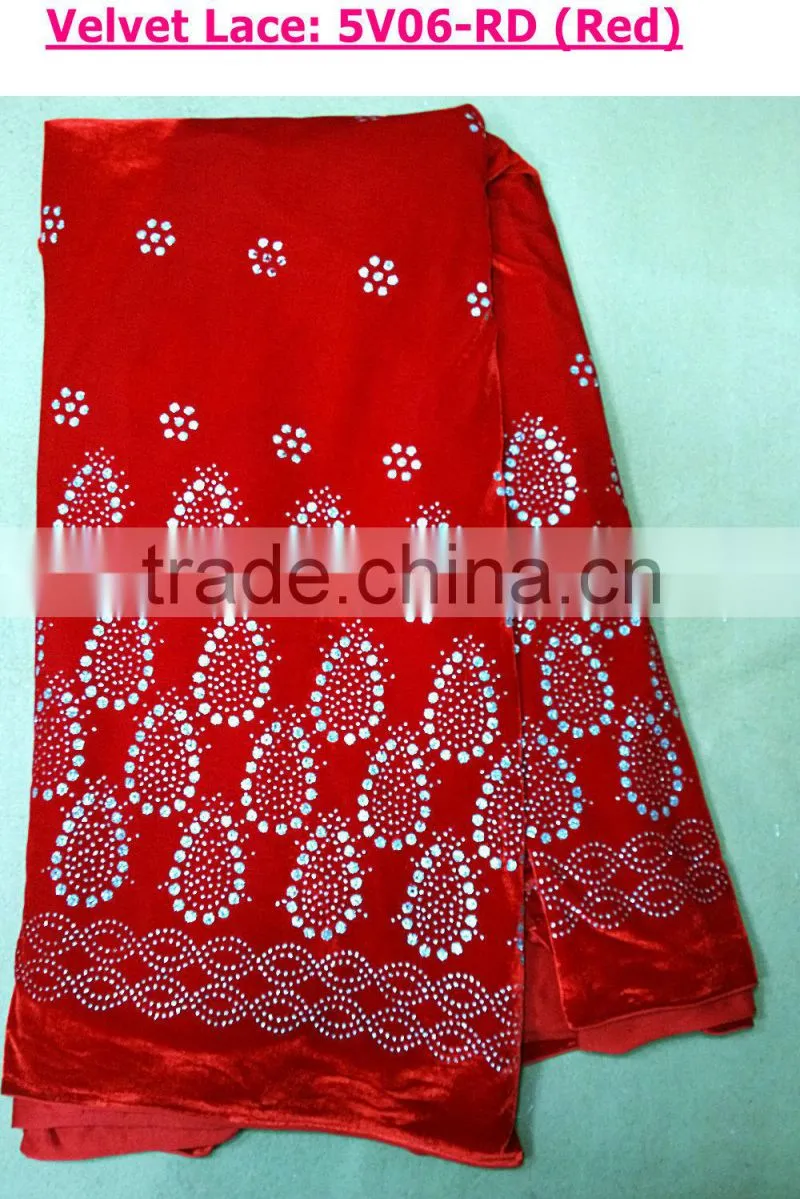 Beautiful elegant velvet lace /high quality fashion pattern velvet dress