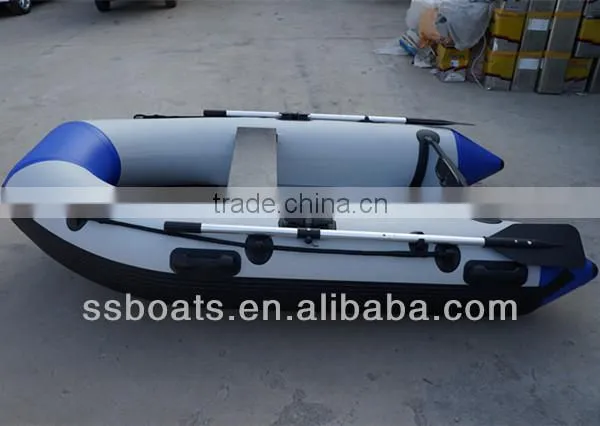 2014 beautiful aluminum bottom inflatable fishing boat