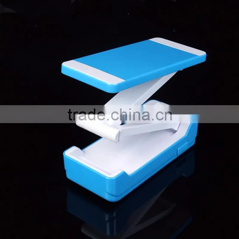 2016 New LED Table Desk Plastic Rechargable Lamp Blue