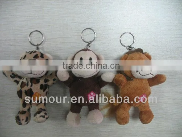 Lovely stuffed plush animal key chain little gifts
