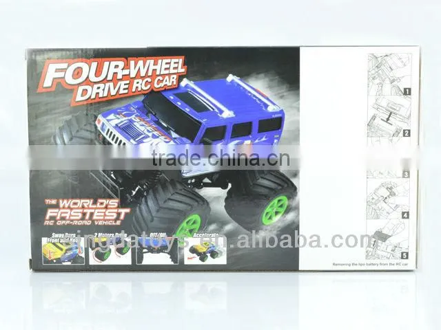 2.4G 5 Channel with liquid crystal remote control rc cars big hummer