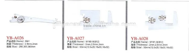 Thick steel square Oval pipe bracket pipe connectors tube fitting