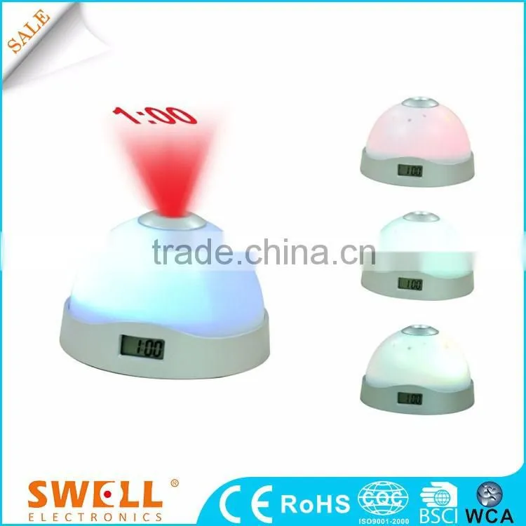 plastic weather station projection clock , projector station weather