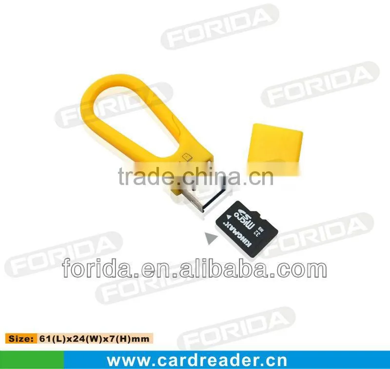 CUSTOMIZED COLORFUL CAPABLE TINY USB CARD READER
