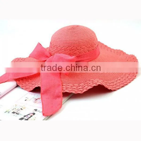 Fashion Custom hand made natural paper hats,straw hats